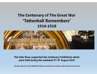 ‘Tattenhall Remembers’ Slide Show